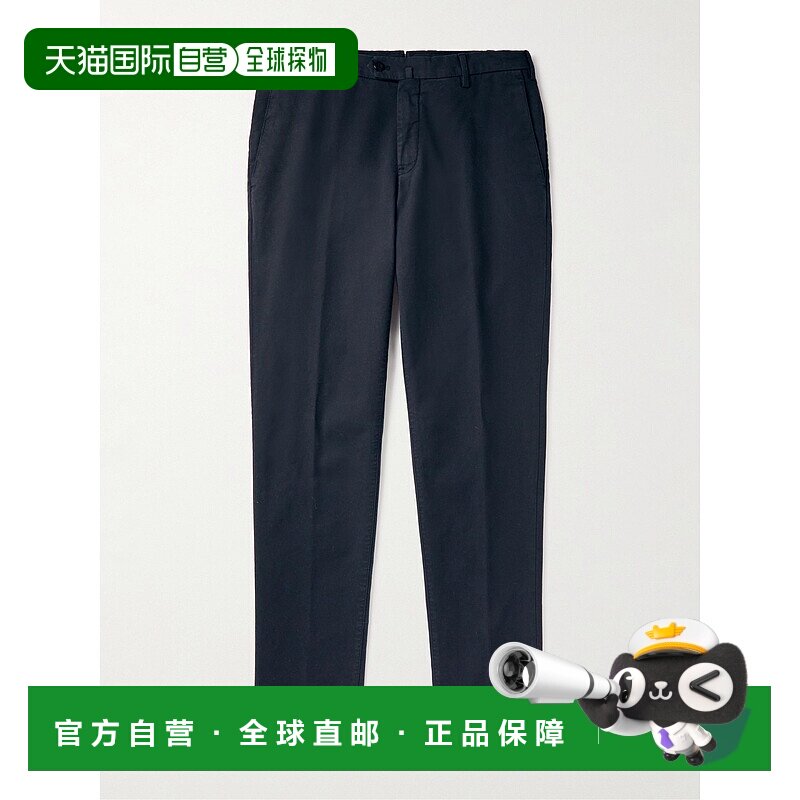 香港直邮1h可退 Loro Piana 诺悠翩雅 男士 腰带袢休闲裤 FAE8346