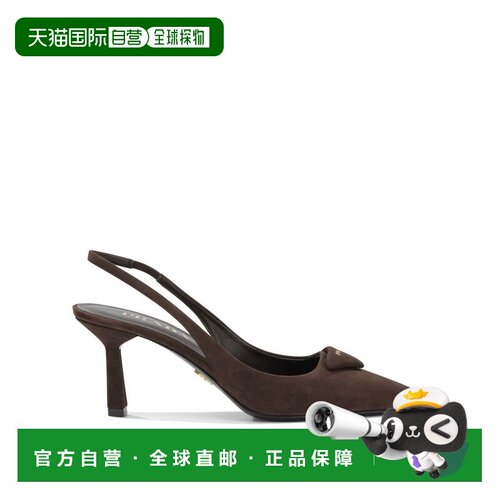 香港直邮Prada 普拉达 女士 绒面革露跟女鞋 1I901M008F0003