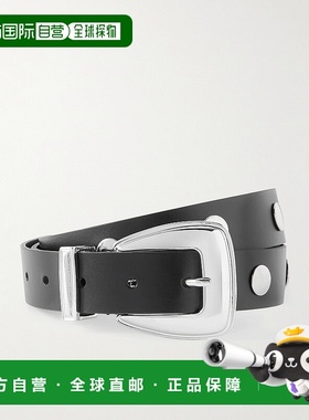 1h可退 香港直邮The Frankie Shop 女士 Perth 铆钉皮带腰带 BEFS