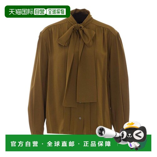 香港直邮SAINT LAURENT 女士衬衫 861926Y100W3304GREEN SS2026