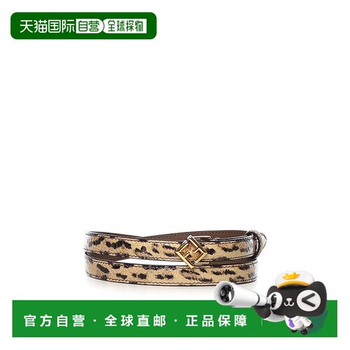 欧洲直邮FENDI 女士腰带 8C0742AV54F1N1S SS2026 黑色 FF 腰带