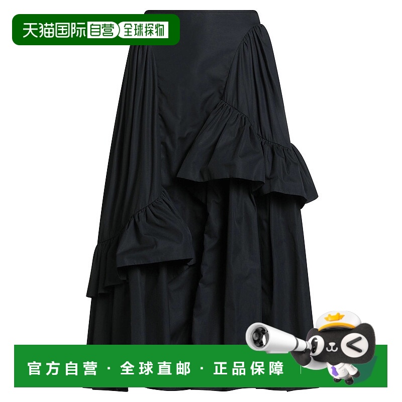 香港直邮Cecilie Bahnsen 女士 中长半身裙 black黑色 舒适时尚