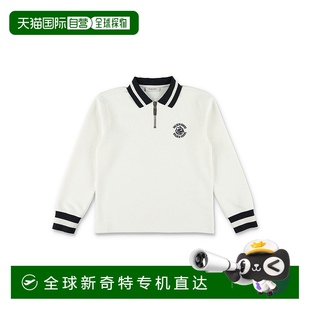 香港直邮GOLDEN 男童 1h可退 GOOSE GKP02420P002 抓绒Polo衫 童装