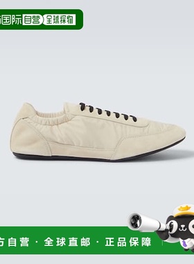 香港直邮Prada 普拉达 男士 Collapse Re-Nylon 绒面革运动鞋男鞋