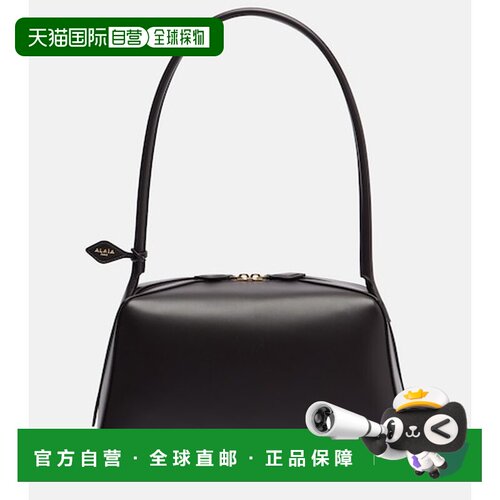 香港直邮alaia 女士 Le Bouledogue 皮革肩包 black黑色 舒适时尚