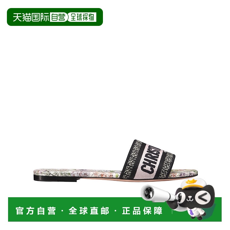香港直邮Dior 花卉图案拖鞋 KCQ209DFE