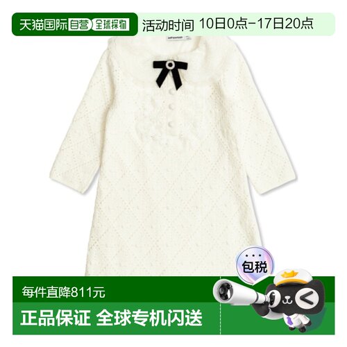 1h可退 香港直邮Self-Portrait 圆领连衣裙 AW25728S长袖针织