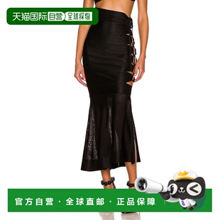 香港直邮Alaia 女士 Edition 1986 长款半身裙 AA9J2088TM655