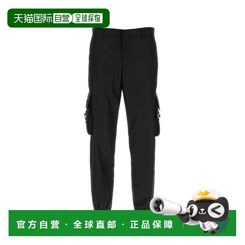香港直邮PRADA 男士休闲裤 SPH130SOOO1WQ8F0002 AW2026 黑色