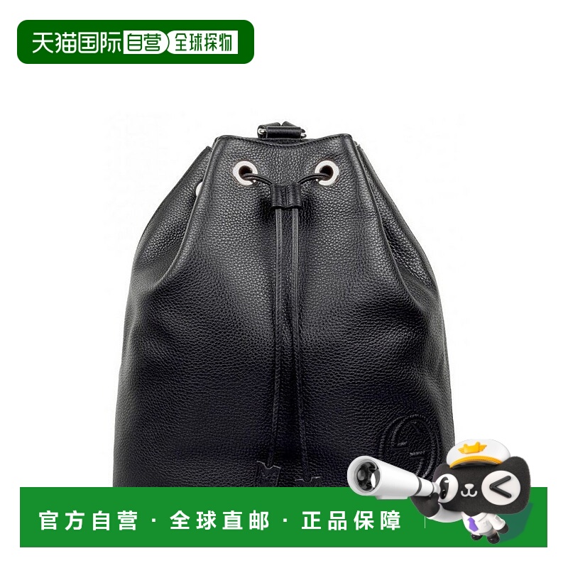 1h可退 香港直邮Gucci 古驰 女士 標誌壓花抽繩背包 368588A7M0N