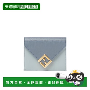 香港直邮FENDI 女士钱包 8M0480ALV4F1URV SS2026 灰色 FF Diamon