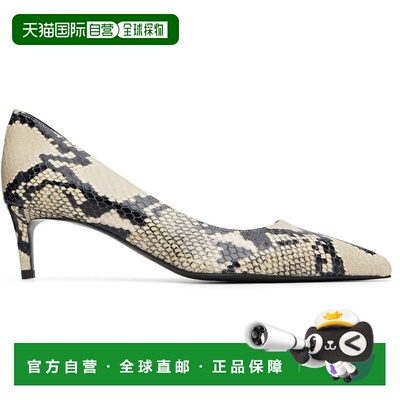 香港直邮KHAITE 女士 米色 & 黑色 Jet D'Orsay Low 中跟鞋 F2041