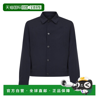 香港直邮PRADA 男士衬衫 SGD124OOO17LKF0008 SS2026 蓝色