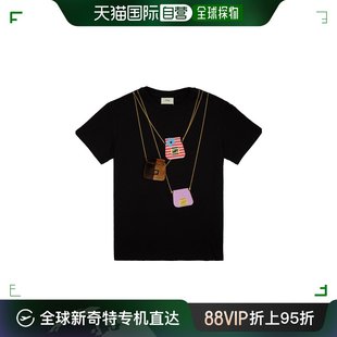 JFI220AG1V 香港直邮Fendi 项链图案T恤