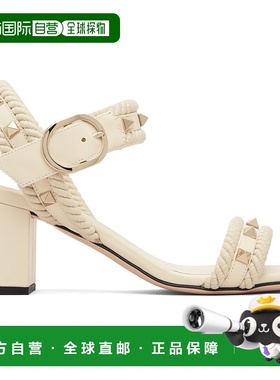 1h可退 香港直邮valentino 华伦天奴 女士 灰白色 Rockstud Leath