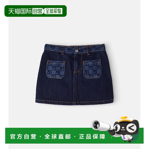 香港直邮Bonpoint/Tison女童牛仔半身裙 【付后1h可退】