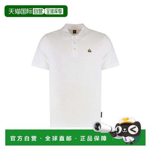 1h可退 香港直邮MOOSE KNUCKLES 男士T恤 M12MT712G160 AW2025 白