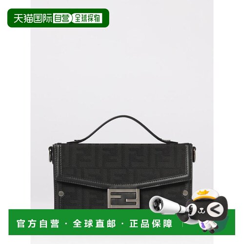 1h可退 香港直邮FENDI 男士斜挎包 7VA565AVC6F05TR SS2026 黑色