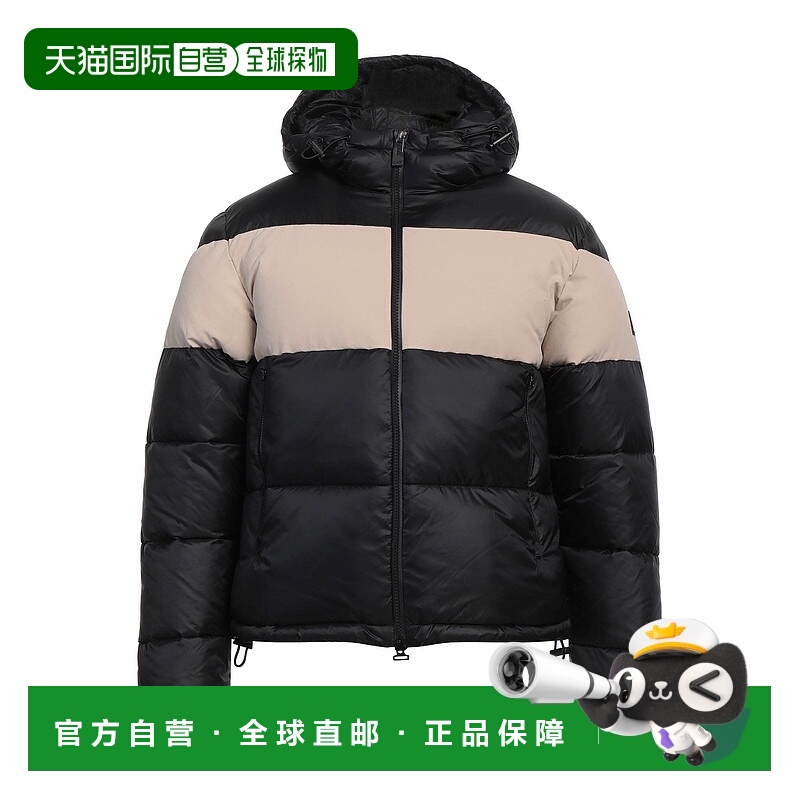 1h可退 香港直邮Ea7 男士 Shell 夹克 black黑色 舒适时尚