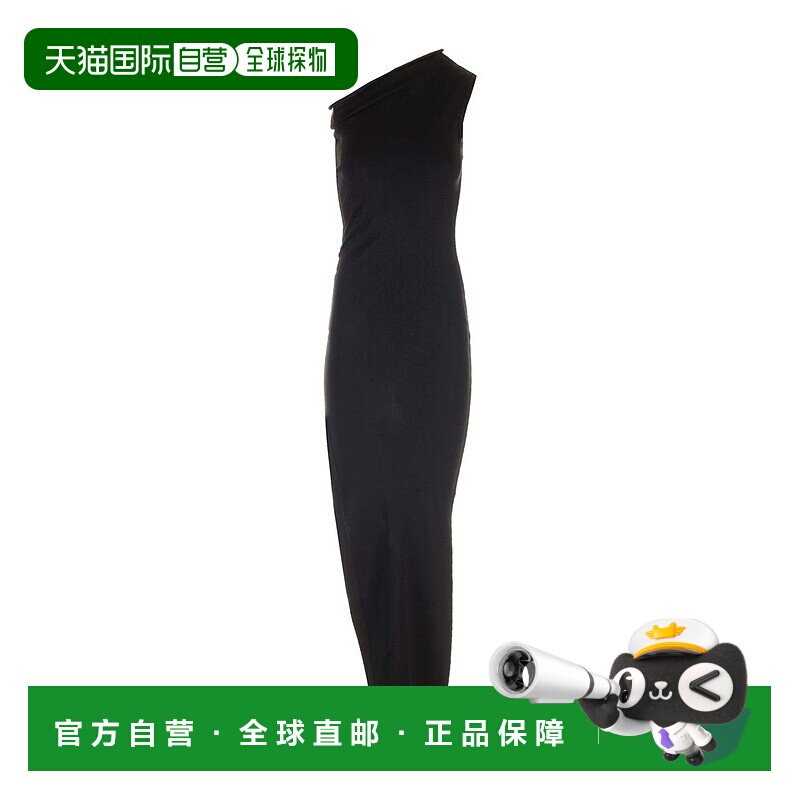 香港直邮Rick Owens 一字肩长吊带连衣裙长裙 RP01D2664VI