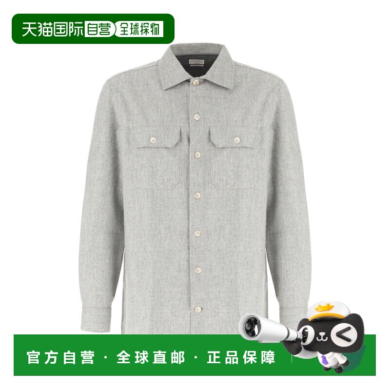 1h可退 香港直邮BRUNELLO CUCINELLI 男士衬衫 M038P0720C511 AW2