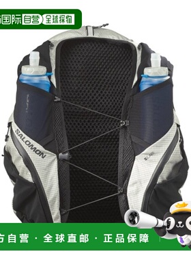 自营欧洲直邮SALOMON S/LAB黑色/白色聚酰胺越野跑水袋背包男女通