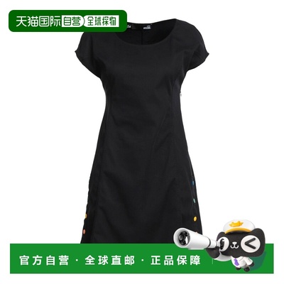 香港直邮moschino 爱莫斯奇诺 女士 夏装连衣裙 black黑色 舒适时