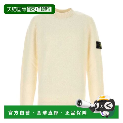 香港直邮Stone Island 徽标贴片圆领毛衣 5100056N2