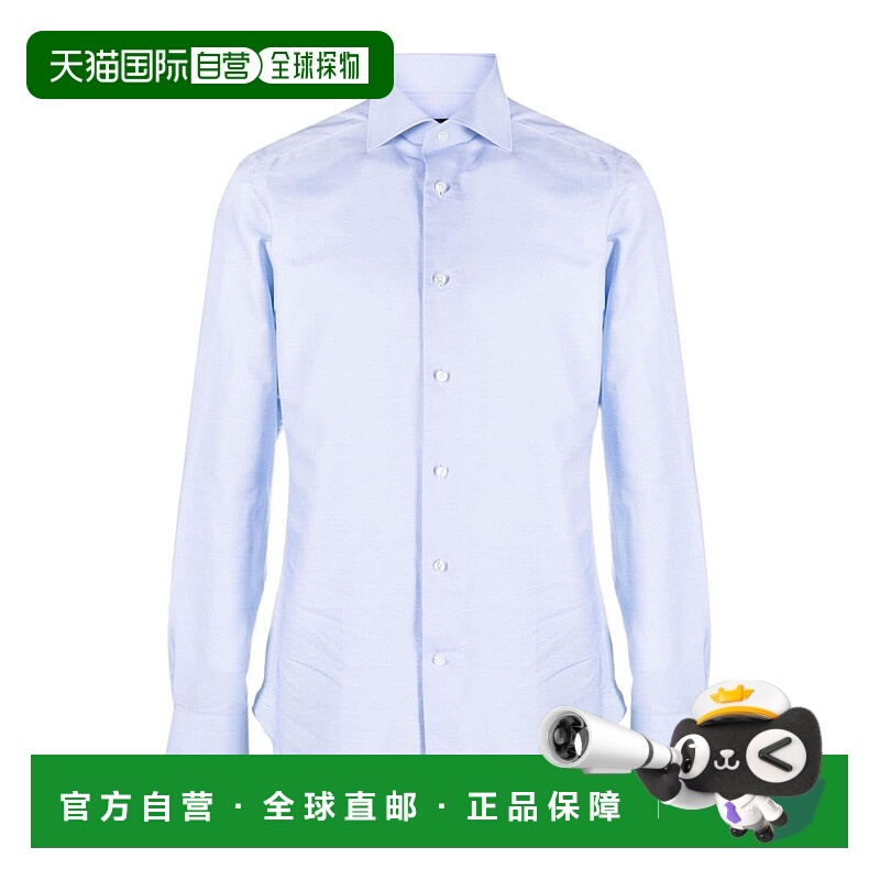 【99新未使用】香港直邮Zegna 长袖衬衫 CT10309MS0BA杰尼亚