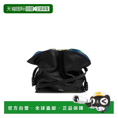 香港直邮LOEWE 女士手拿包 A411FC1XEW0BLACK CO 黑色 Bag ‘Flam