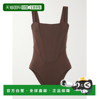 美国直邮Staud 女士 Adelaide 拼接再生泳衣 S25V5103SJDKCH