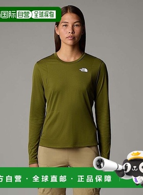 自营欧洲直邮北面女士 LIGHTRANGE™ 可折叠长袖T恤TheNorthFace