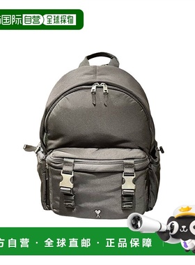 香港直邮Ami Paris 徽标双肩包 ULL300AW0021.