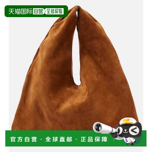 1h可退 香港直邮The Row 女士 Bindle 小号绒面革手提包托特包