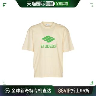 香港直邮Études 男士 圆领短袖T恤 E23MM133A00701OFFWHITE