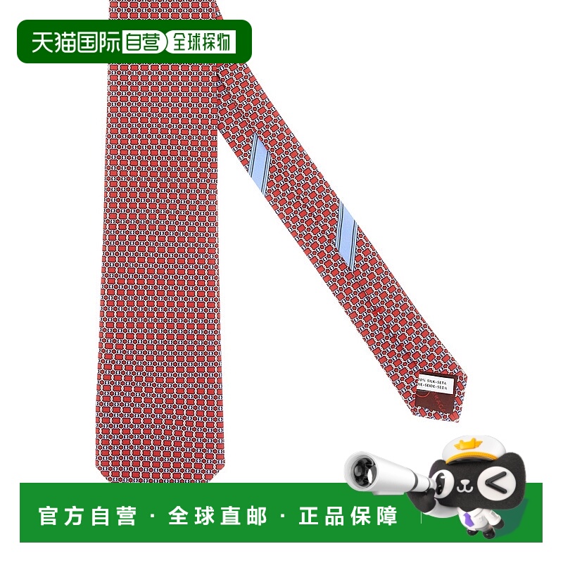 欧洲直邮ferragamo 男士 领带