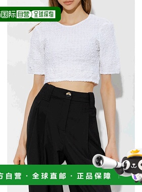 香港直邮Ganni 圆领T恤 F8072