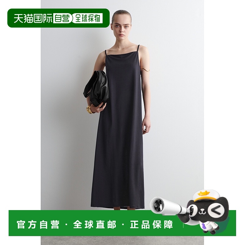 自营欧洲直邮COS 女士细带方领针织连衣裙长裙精致