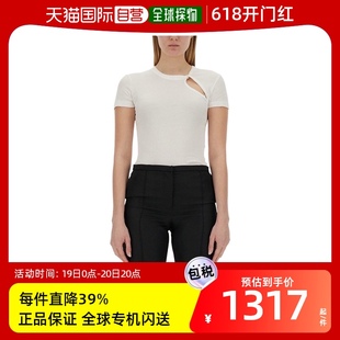 T恤 香港直邮Helmut Lang 不对称细节短袖 N09HW505