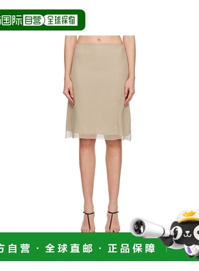 香港直邮Toteme 半透明中长半身裙 254WRB0319FB0487