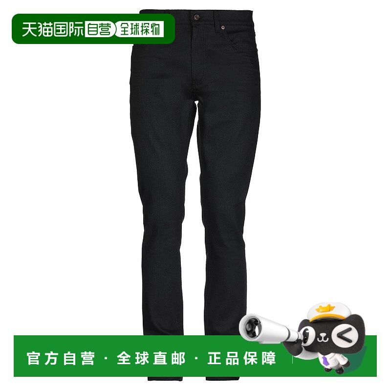 1h可退 香港直邮Saint Laurent 圣罗兰 男士 牛仔长裤 black黑色