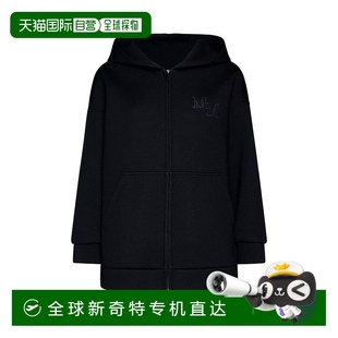 麦斯玛拉 Max 香港直邮MaxMara 女士 Mara 徽标刺绣拉链连帽衫