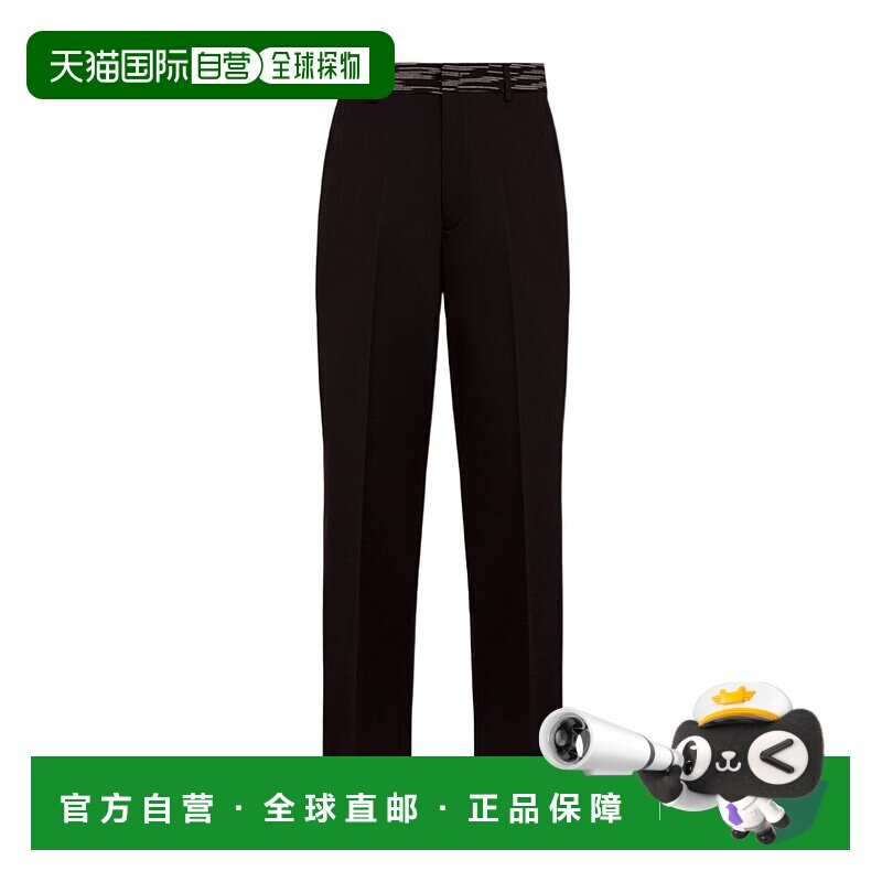 香港直邮MISSONI 米索尼 男士 腰带环休闲裤 US23WI05BW00OU直筒