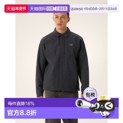 欧洲直邮Arc'teryx SAWYER OVERSHIRT 羊毛长袖始祖鸟 男装衬衣