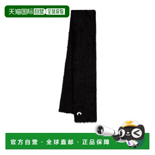 香港直邮Marine Serre 月牙刺绣围巾 USA021ACKNI0031BK99BLA