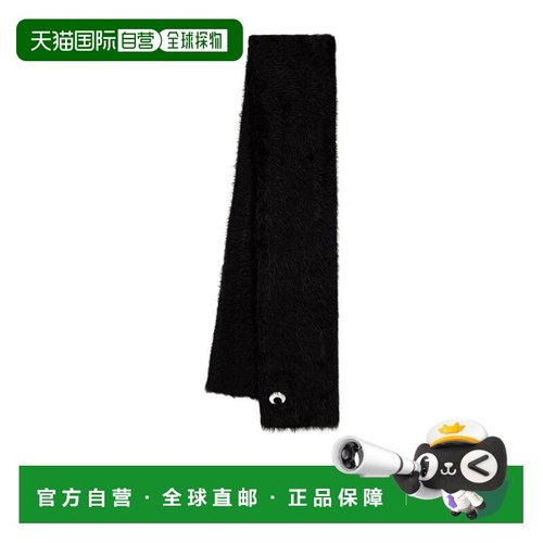 香港直邮Marine Serre 月牙刺绣围巾 USA021ACKNI0031BK99BLA