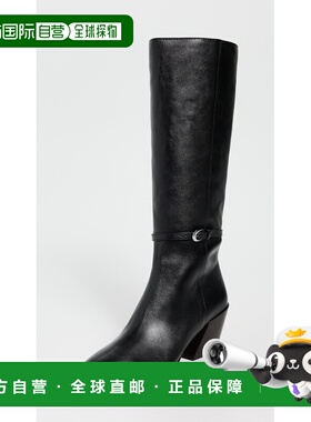 1h可退 香港直邮Staud 女士 Austen 靴子 black黑色 舒适时尚