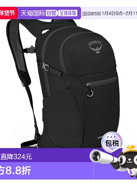 欧洲直邮Osprey小鹰 Daylite™ Plus男女通用黑色涤纶日常背包