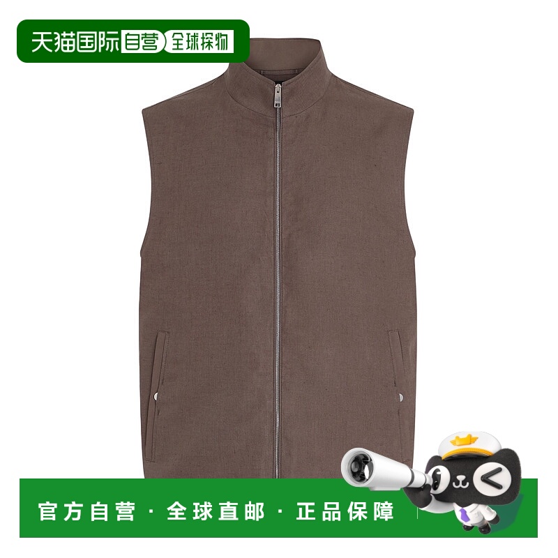 香港直邮Zegna OASI LINO 亚麻马甲 UFT58A9F137