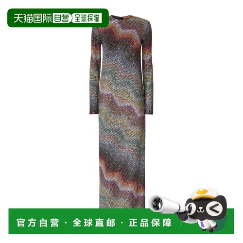 1h可退 香港直邮Missoni 长袖连衣裙 DS26SG04BC005Y长裙